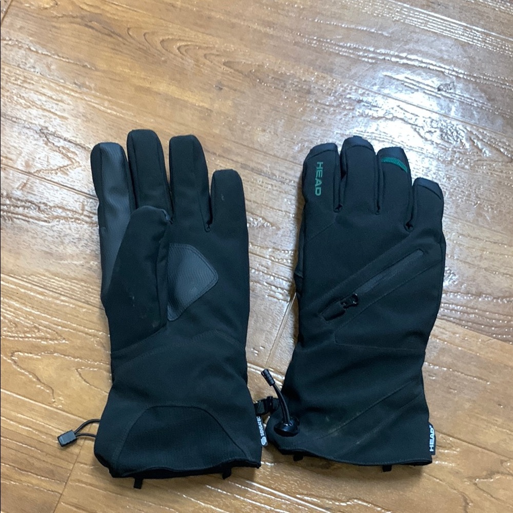 Head Black Waterproof Sensatec Winter Gloves